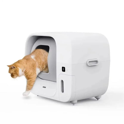 Toilette Connectée pour Chats - Litière Automatique avec Capacité 60L et Système Anti-Odeur